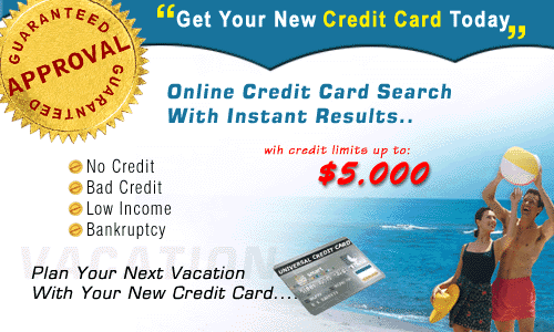 guaranteed credit cards for people with bad credit